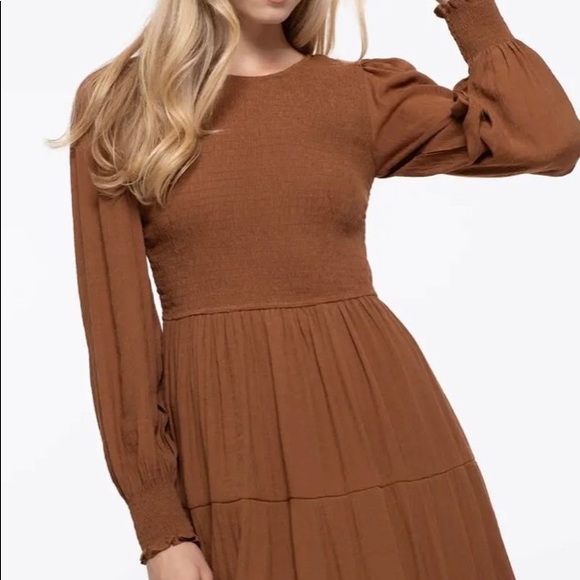 By the river brown dress - Picture 3 of 5